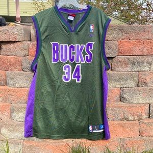 Ray Allen Bucks Reebok Jersey